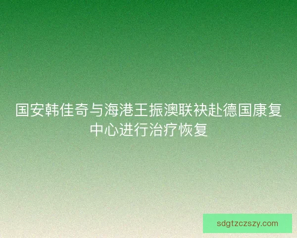 国安韩佳奇与海港王振澳联袂赴德国康复中心进行治疗恢复 国安韩佳奇与海港王振澳联袂赴德国康复中心进行治疗恢复